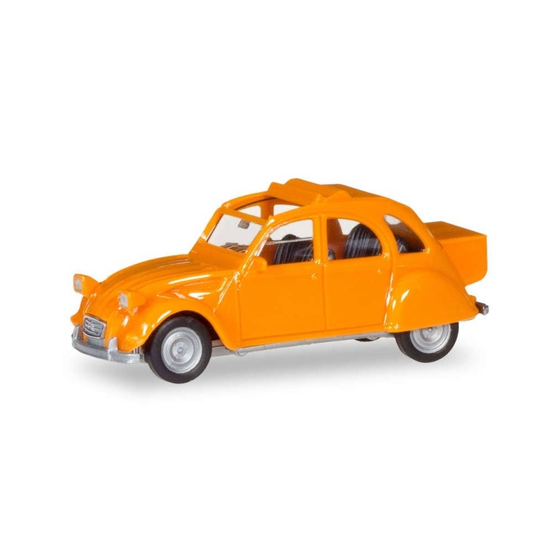1/87 Citroen 2 CV mit Queue Orange