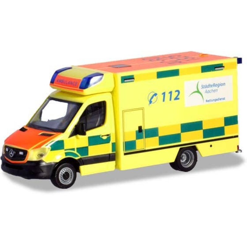 1/87 Mercedes-Benz Sprinter Fahrtec RTW Aachen