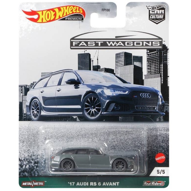 Hot Wheels Car Culture Fast Wagon - '17 Audi Rs 6 Avant GRJ65