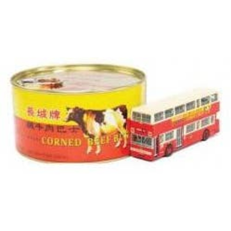 Tiny City Fleetline KMB BACo Greatwall Brand Corned Beef Bus