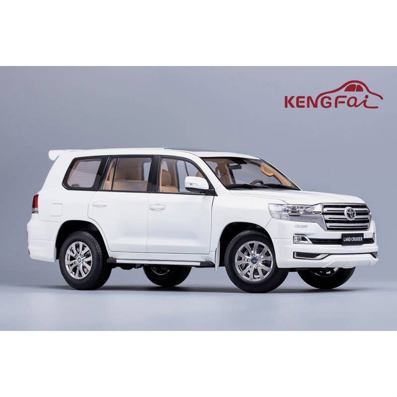 1/18 Toyota Land Cruiser Pearl White (Right Hand Drive)