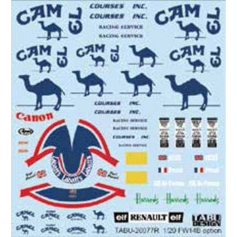 1/20 FW14B Option For Fujimi