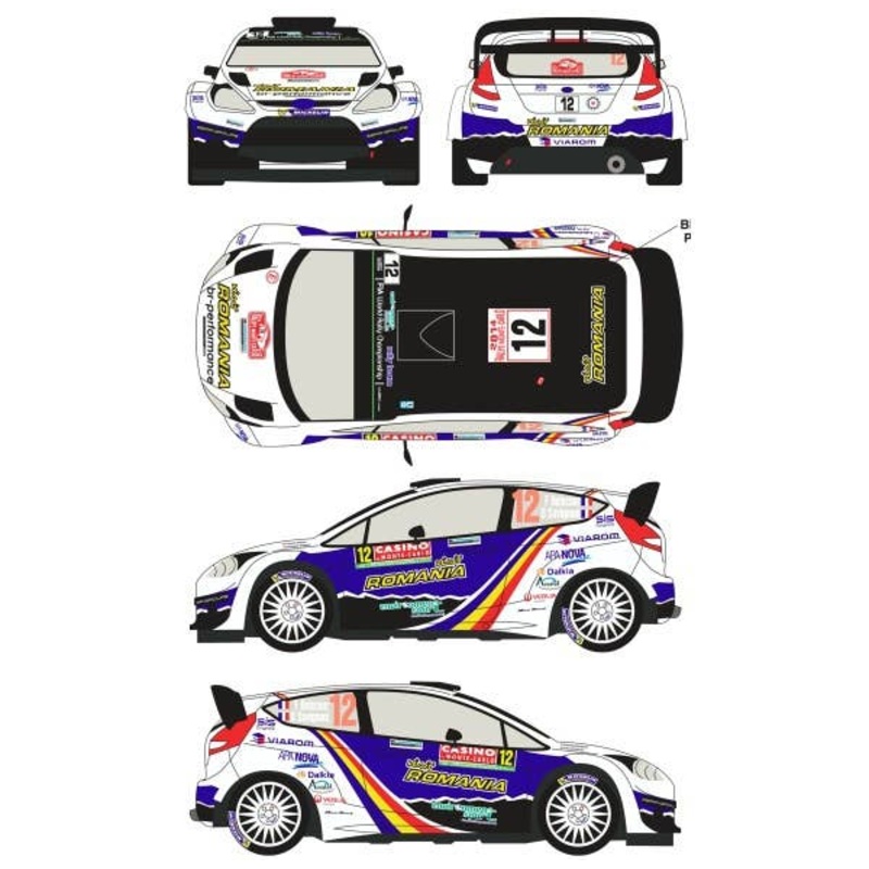 1/24 Ford Fiesta WRC #12 Rally Montecarlo 2014 (For Belkits)