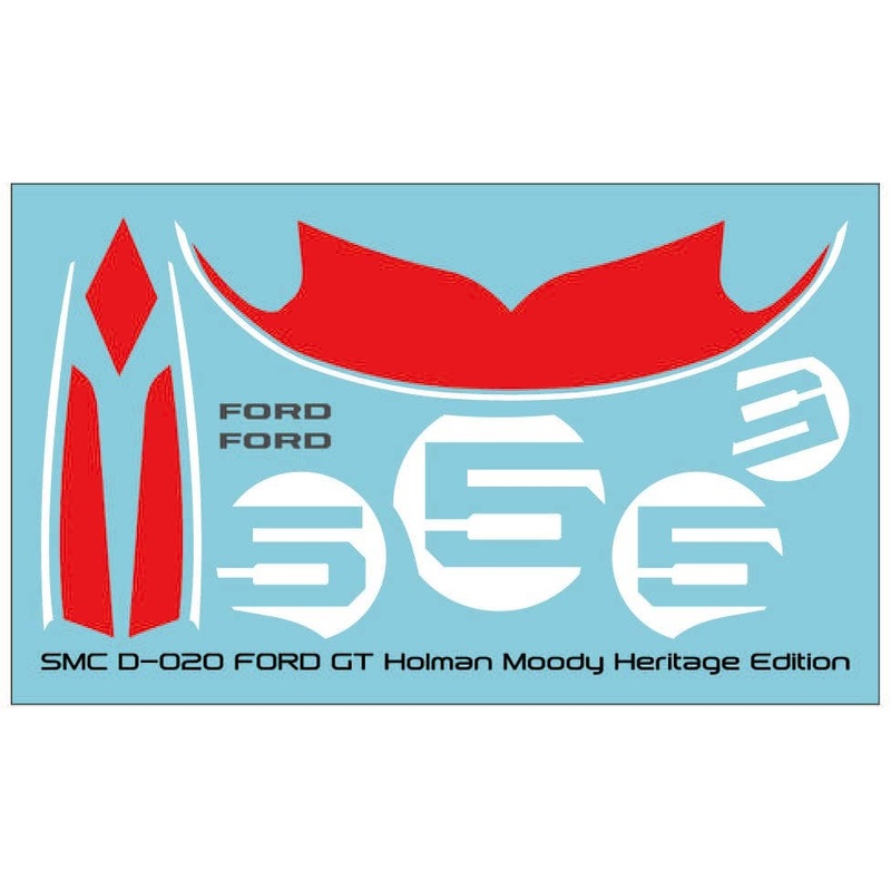 1/24 FORD GT Holman Moody Heritage Edition Decal for T