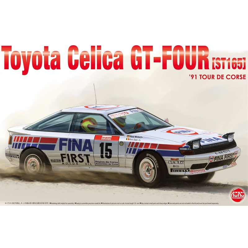 1/24 Toyota Celica DT-FOUR ST165 Rally 1991 Tour de Corse