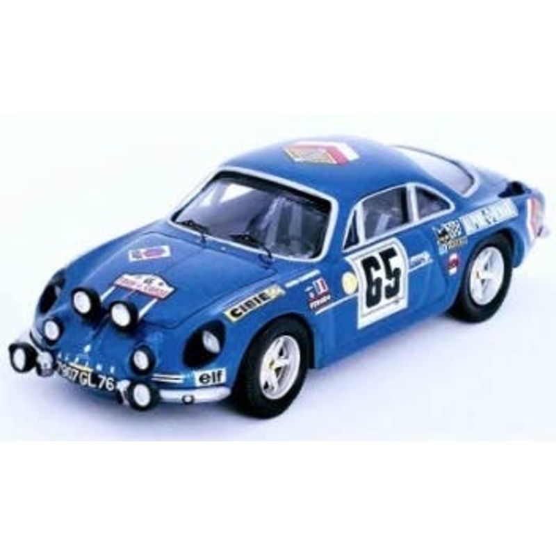 1/43 Alpine Renault A110 1969 Tour de Corse 2nd place # 65 Pierre Orsini / Jean-Baptiste Canonici