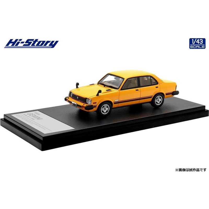 1/43 ISUZU GEMINI Sedan ZZ/T (1981) Yellow