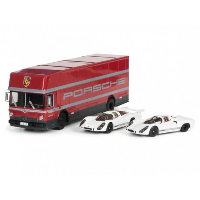 1/43 Porsche 70th Anniversary Set Transporter + 908K + 908L