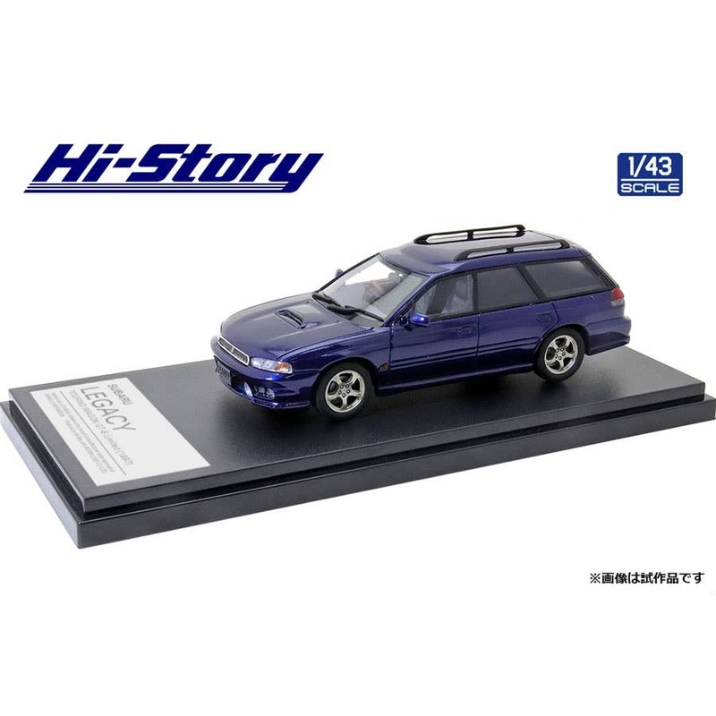 1/43 Subaru Legacy Touring Wagon Gt-B Limited (1997) Royal Blue Mica