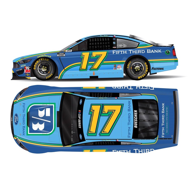 1/64 Chris Buescher Fifth Third Bank Ford Mustang Nascar 2021