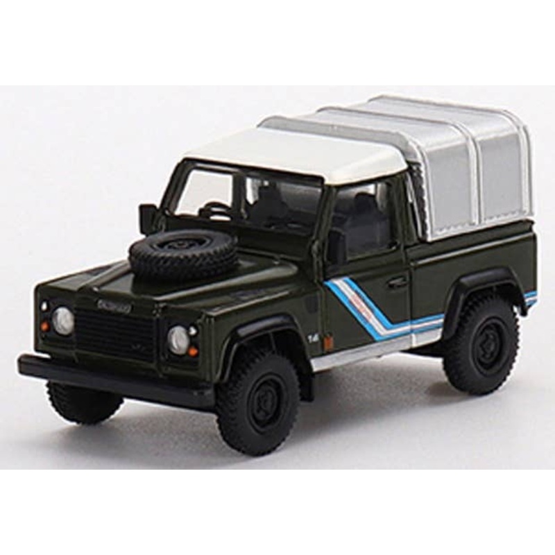 1/64 Land Rover Defender 90 Pickup Bronze Green (Right-Hand Drive)
