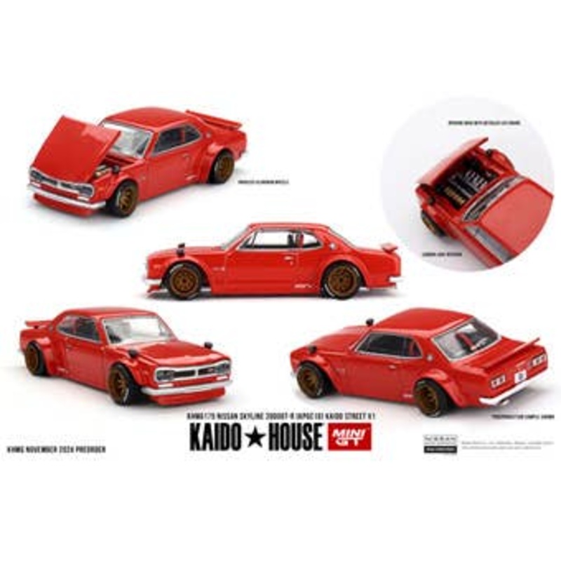 1/64 Nissan Skyline 2000GT-R (KPGC10) Kaido Works V1 (Right Hand Drive)