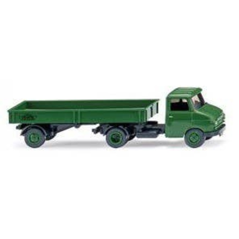 1/87 Opel Blitz Flatbed Trailer Truck Dinkel