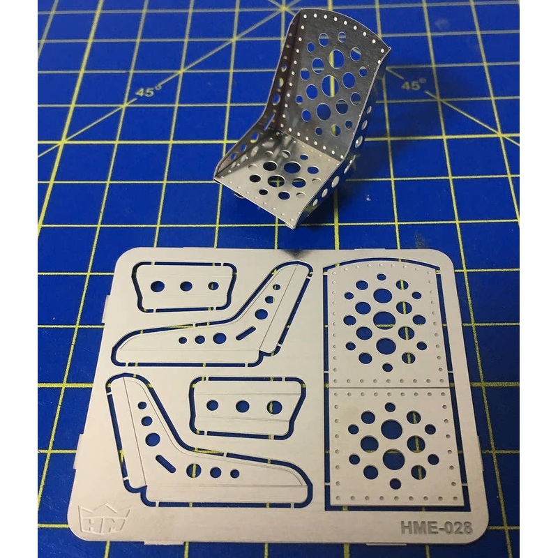 Bomber Seat Set 2 55 x 48mm (1/24, 1/25)