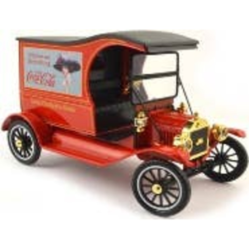 1/18 Ford Model T Cargo Van 1917 Drink Delicious Coca-Cola