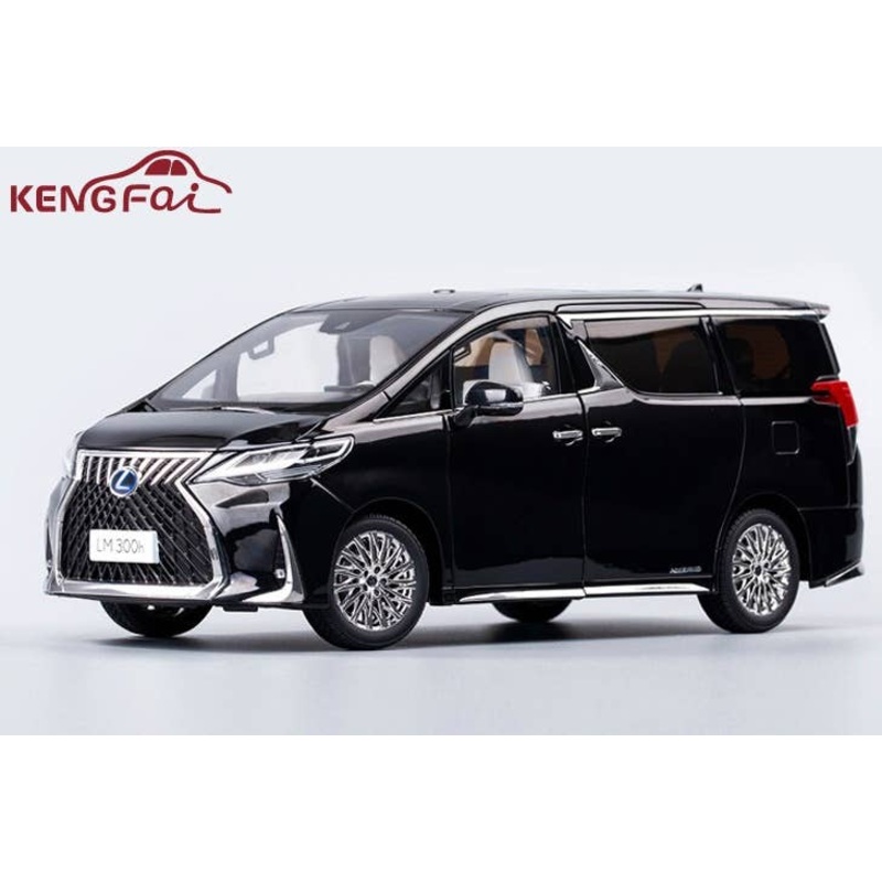 1/18 Lexus LM300h Pearl Black (Right Hand Drive)