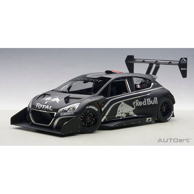 1/18 Peugeot 208 T16 Pikes Peak Presenting Car (Matt Black)