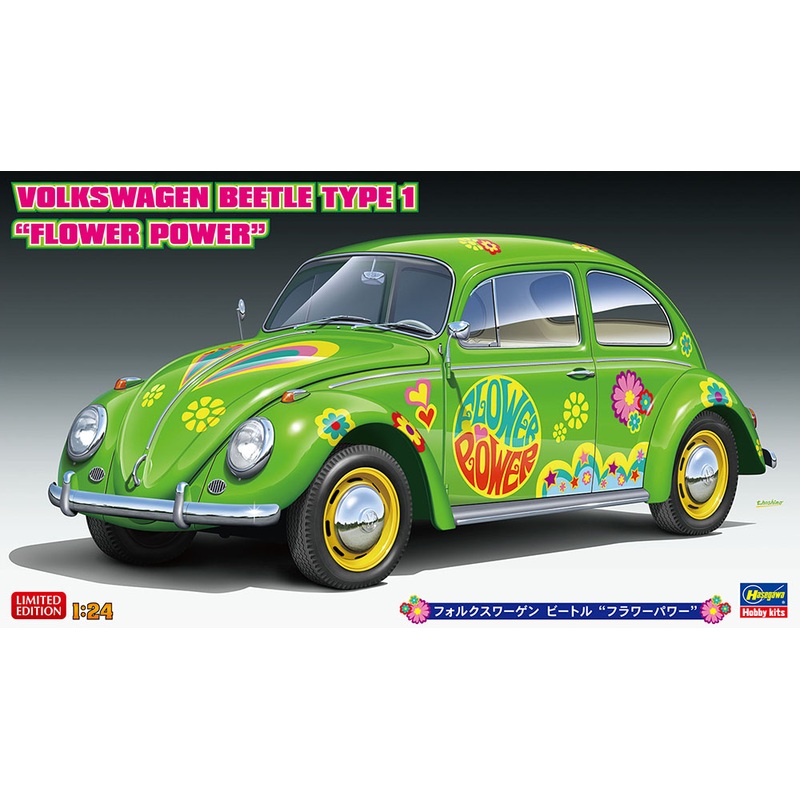 1/24 Volkswagen Beetle Flower Power