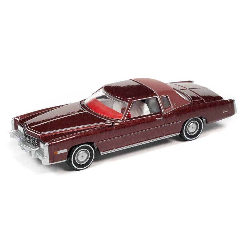 1/64 1975 Cadillac Eldorado (Cerise Firemist Poly with Maroon)