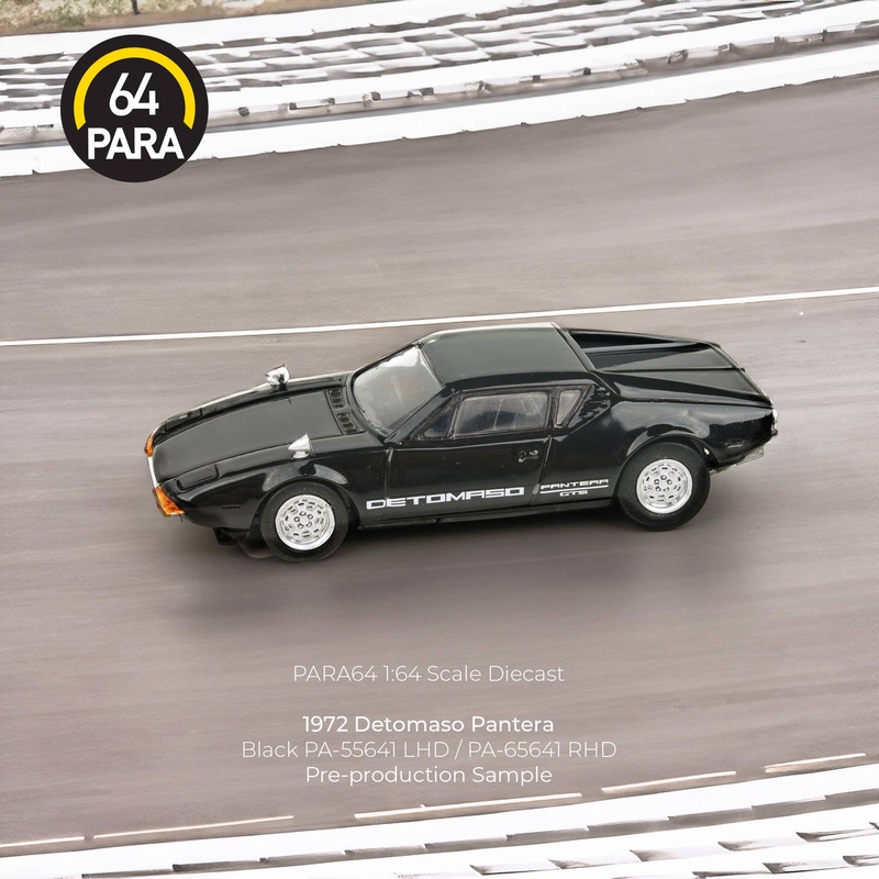 1/64 De Tomaso Pantera 1972 Black (LHD)