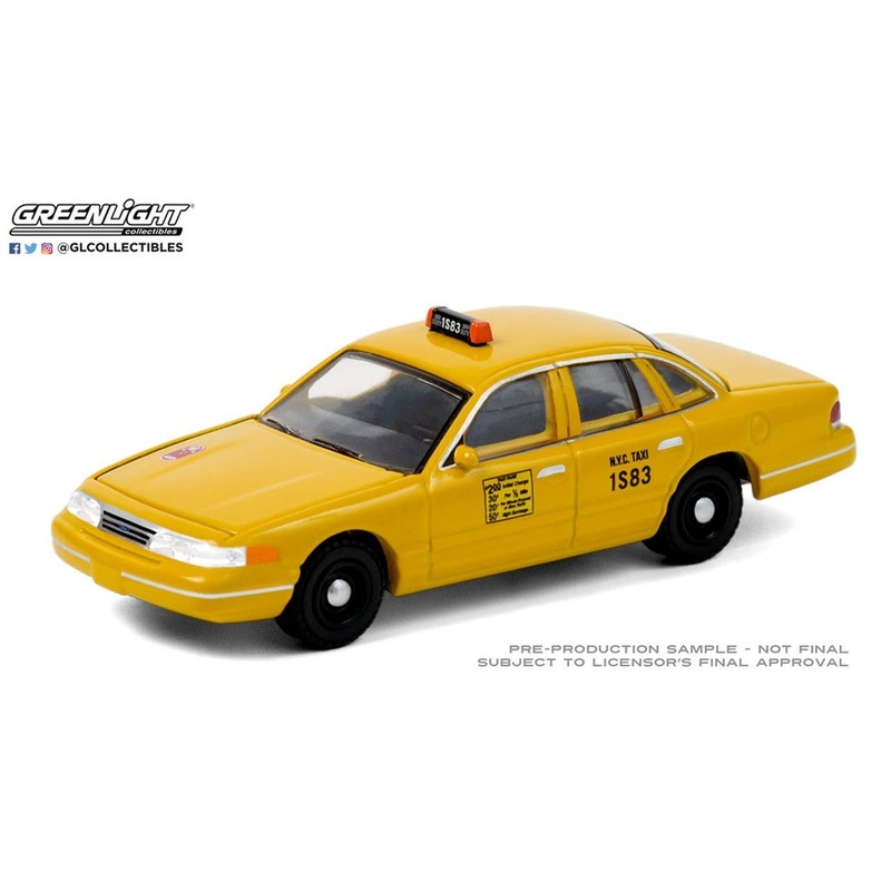 1/64 GreenLight 1994 Ford Crown Victoria NYC Taxi