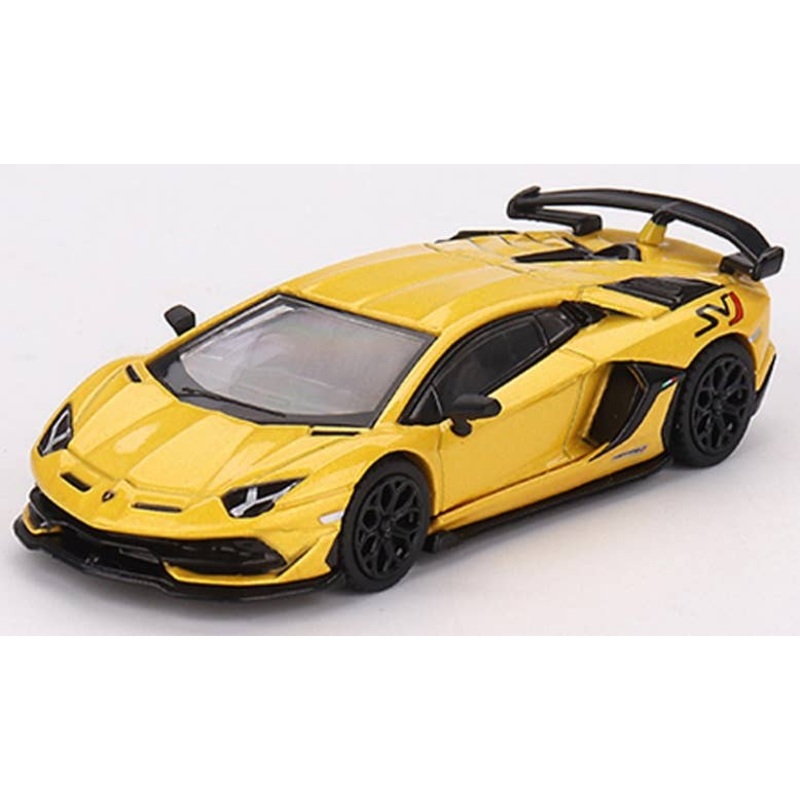 1/64 Lamborghini Aventador SVJ New Giallo Orion (Yellow) (Right Handle)