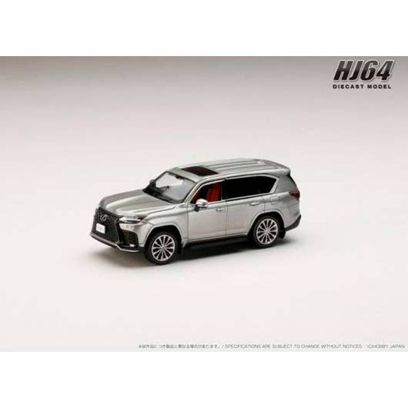 1/64 LEXUS LX600 F Sport Sonic Titanium