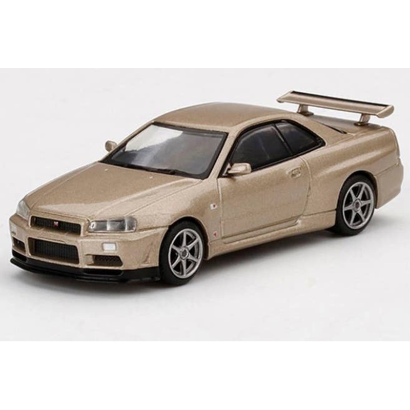 1/64 Nissan Skyline GT-R R34 M Spec Silica Breath (Right-Hand Drive)