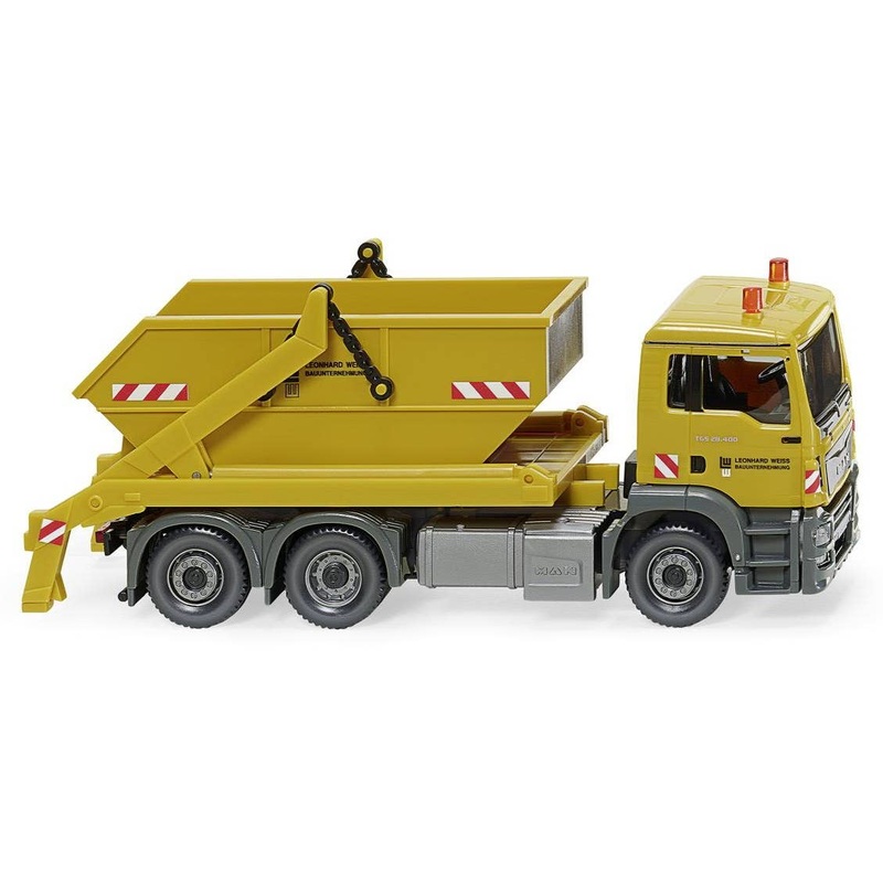 1/87 MAN TGS Euro 6 / Meiller Skip Raleigh Leonhard Weiss