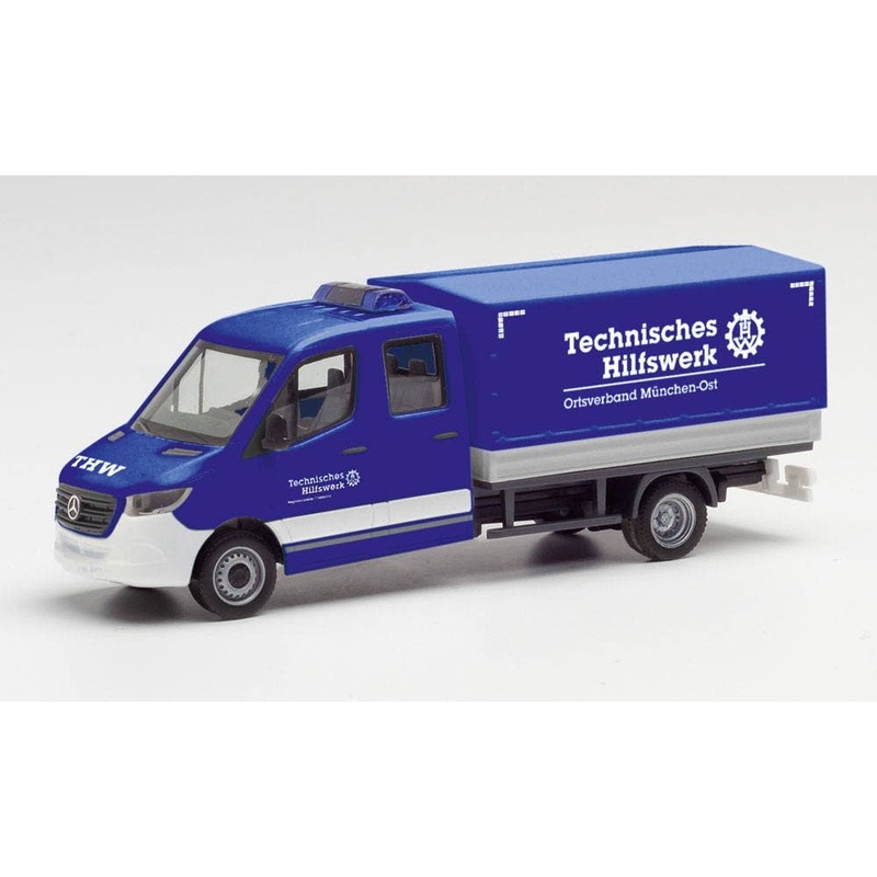 1/87 Mercedes-Benz Sprinter18 Double Cab THW Munchen Ost