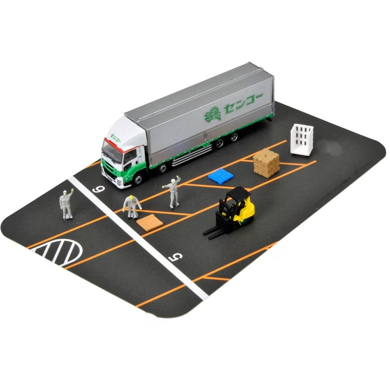 1/150 Truck Collection Logistics Site Wing Van Set F Senko