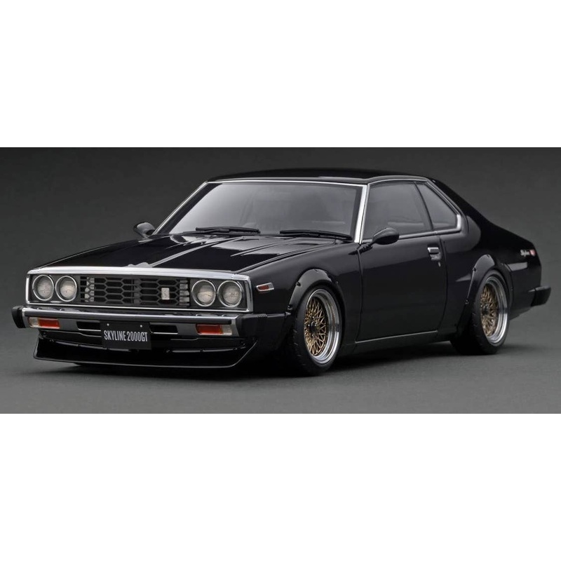 1/18 Nissan Skyline 2000 GT-ES (C210) Black