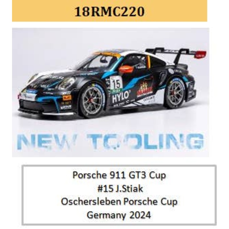 1/18 Porsche 911 Gt3 Cup 2024 Oschersleben Porsche Cup Germany #15 J.Stiak