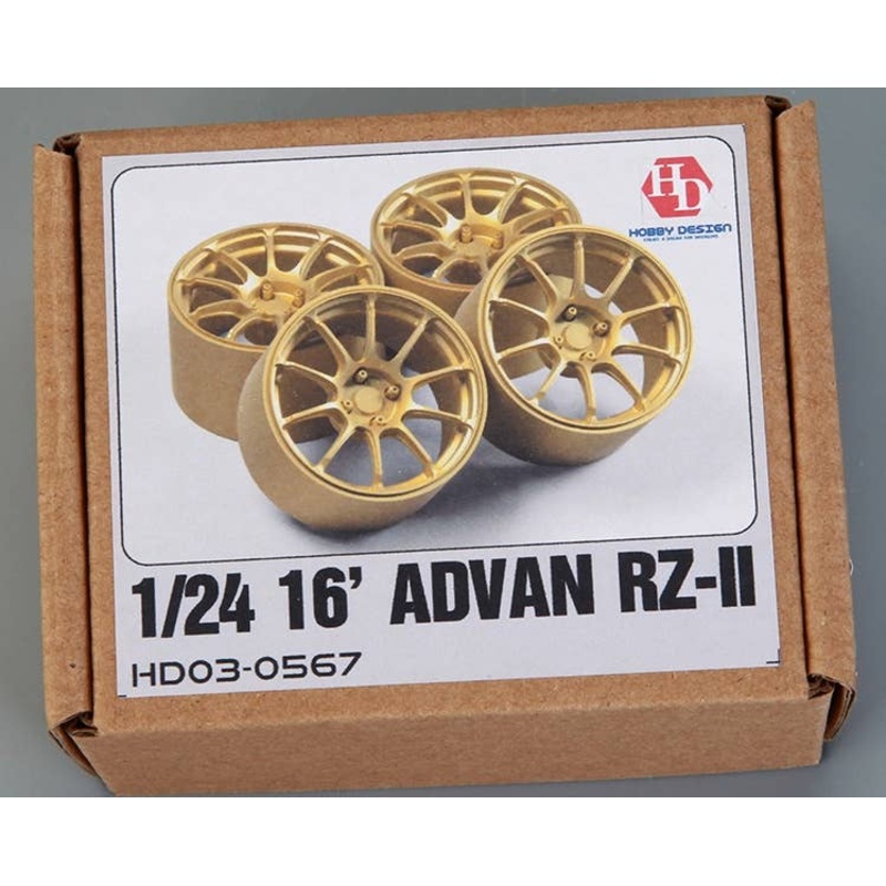 1/24 16' Advan RZ-II Wheels