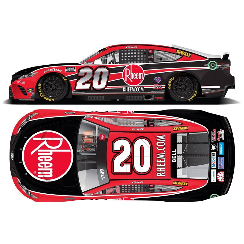 1/24 Christopher Bell # 20 Rheem TOYOTA Camry NASCAR 2022 Next Generation (Color Chrome)