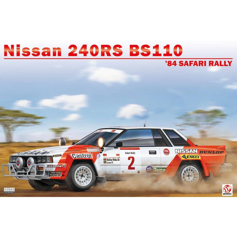 1/24 Nissan 240RS BS110 1984 Safari Rally