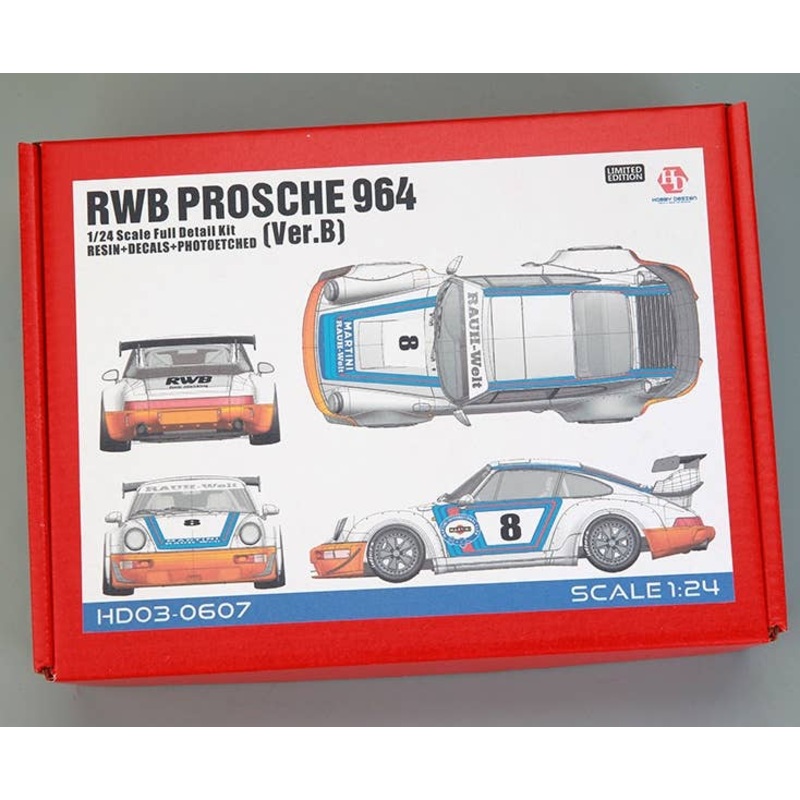 1/24 RWB Porsche 964 (Ver.B) Full Detail Kit