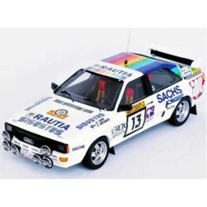1/43 Audi Quattro 1984 1000 Lakes Rally # 13 Antero Laine / Risto Virtanen