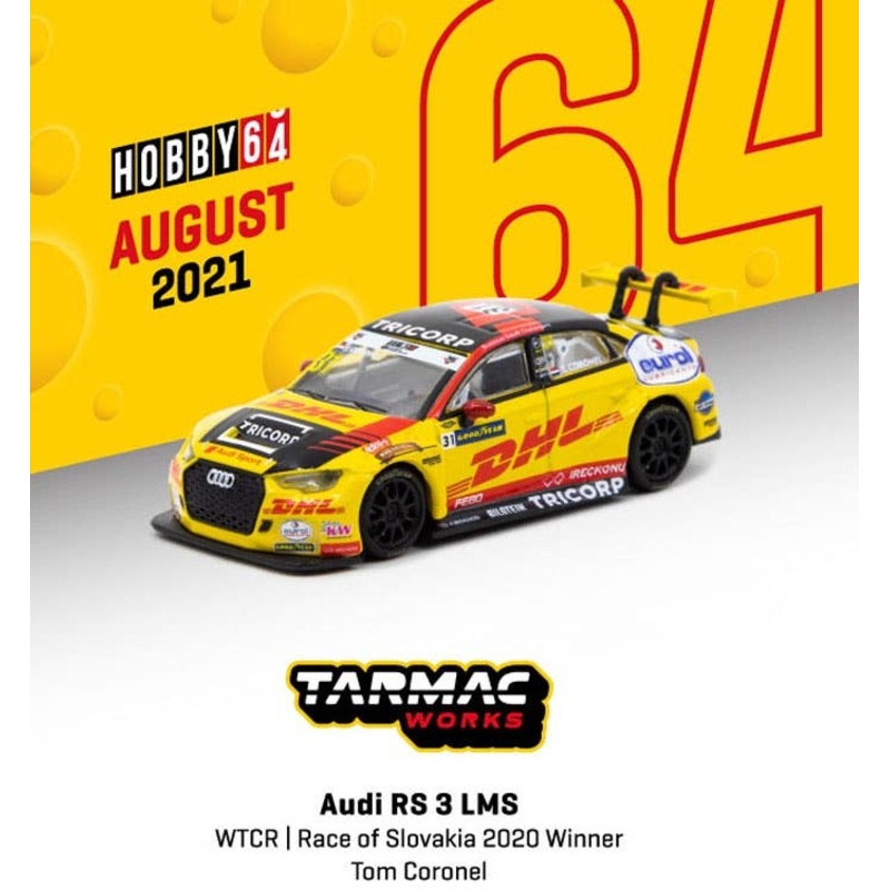 1/64 Audi RS 3 LMS WTCR Race of Slovakia 2020 Winner