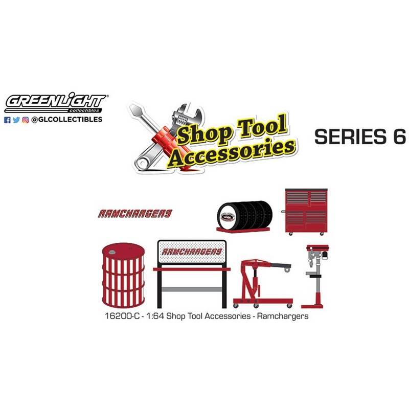1/64 Auto Body Shop - Shop Tool Accessories Series 6 - Ramchargers