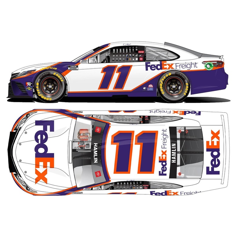1/64 Denny Hamlin # 11 FedEx Flight Toyota Camry NASCAR 2021