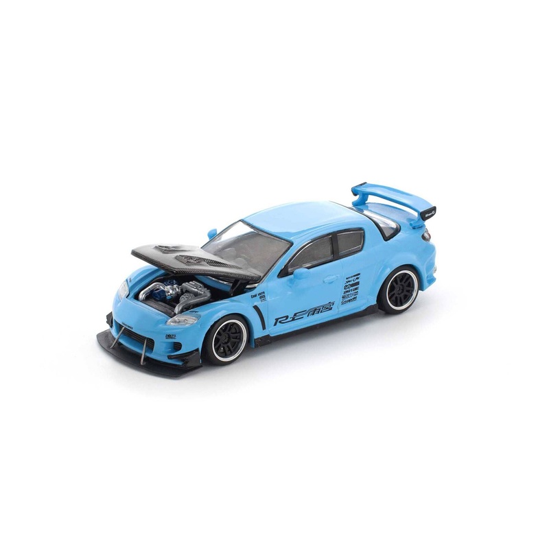 1/64 MAZDA RX-8 RE-AMEMIYA - LIGHT BLUE