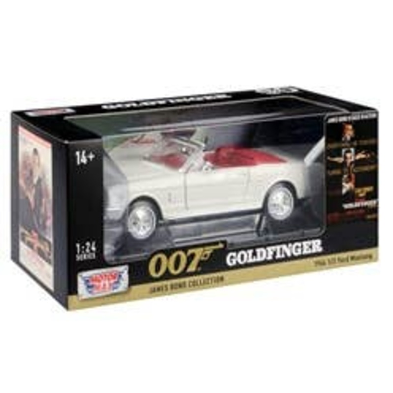 James Bond 1964 1/2 Ford Mustang Convertible Goldfinger White