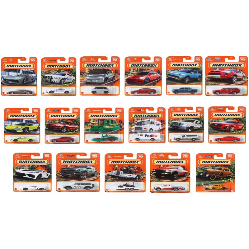 Matchbox Basic Car Assortment (30782-980K) 1Box (24pcs)