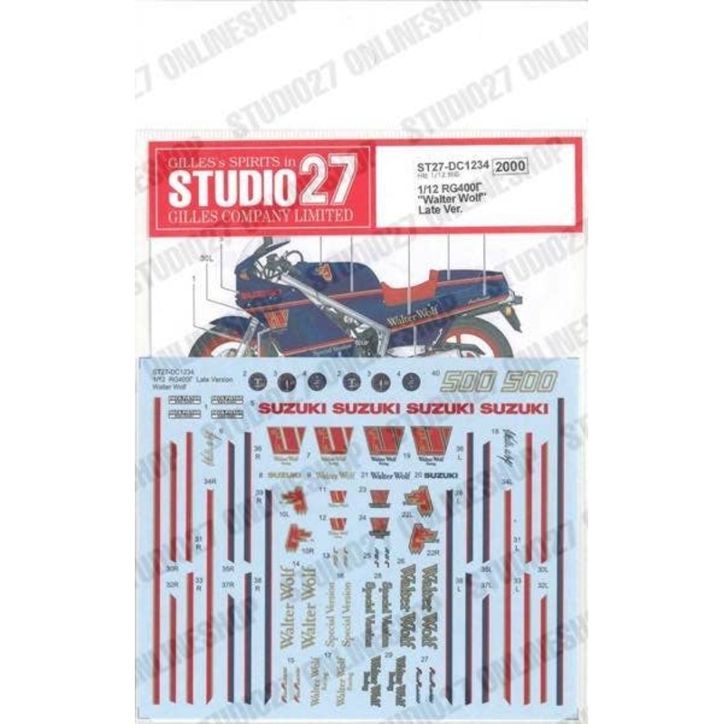 1/12 RG400 Gamma Walter Wolf Late Ver.