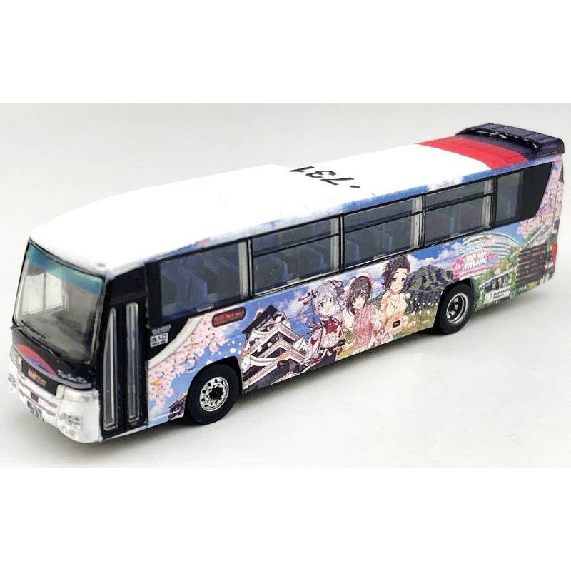 1/150 The Bus Collection Kyushu Sanko Bus The Idolm@ster Cinderella Girls in Kumamoto Wrapping Bus