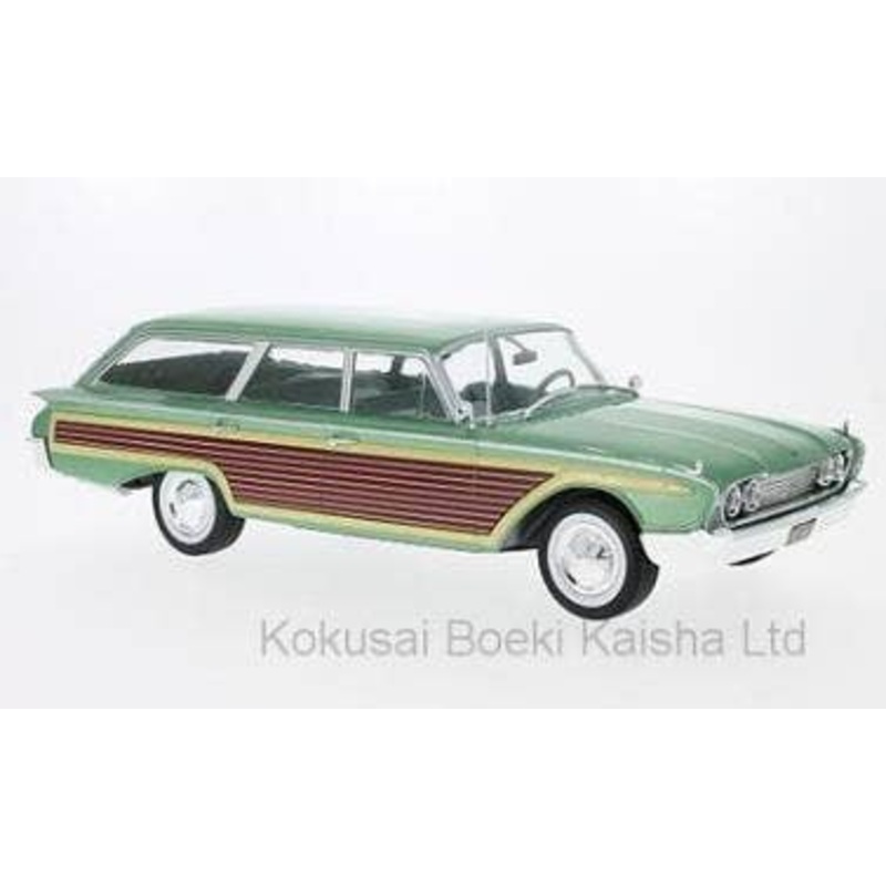 1/18 Ford Country Squire 1960 Metallic Green & Wood