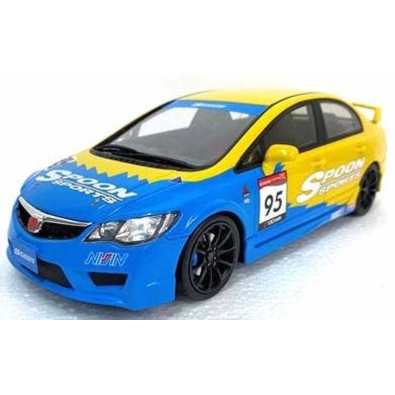 1/18 Honda Civic (FD2) Spoon Sport (Blue & Yellow) Hong Kong Exclusive Model