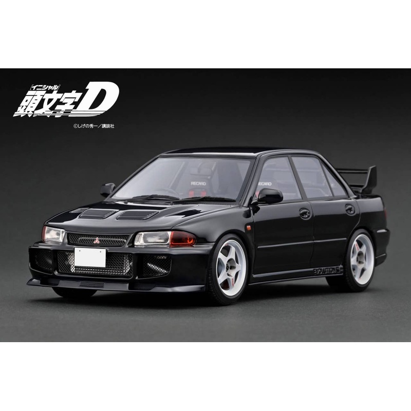 1/18 INITIAL D Mitsubishi Lancer Evolution III GSR (CE9A) Black