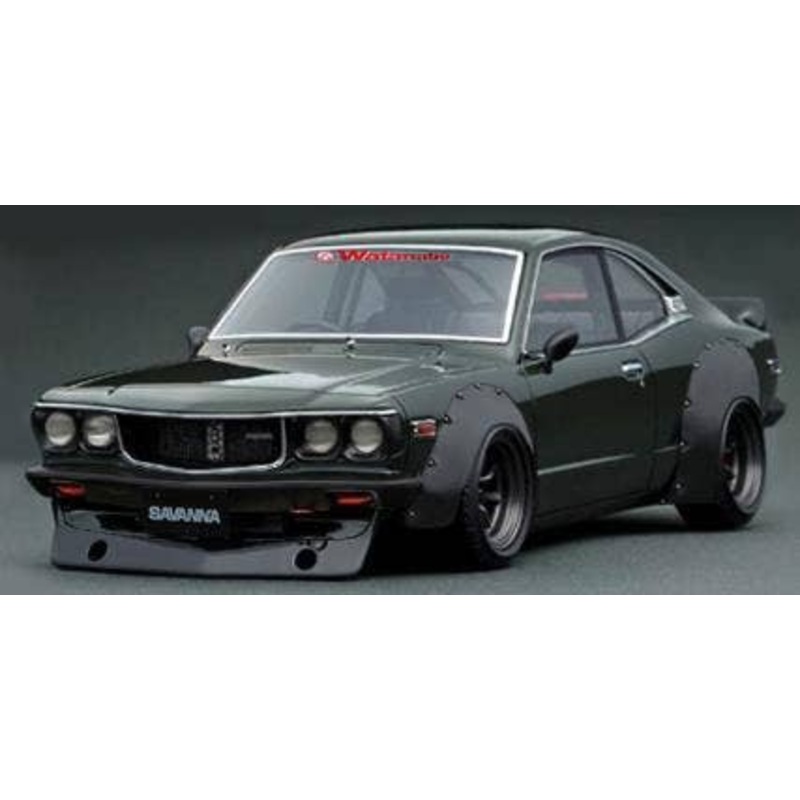 1/18 Mazda Savanna (S124A) Racing Dark Green